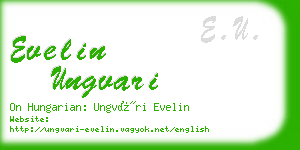 evelin ungvari business card